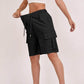 Damen-Cargoshorts mit hohem Bund