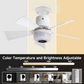 💡 LIMITIERTES ANGEBOT 50% RABATT! ✨ Deckenventilator mit Licht & Bluetooth – RGB, Lautsprecher, 3 Stufen 🌀