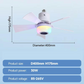 💡 LIMITIERTES ANGEBOT 50% RABATT! ✨ Deckenventilator mit Licht & Bluetooth – RGB, Lautsprecher, 3 Stufen 🌀