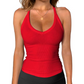 📢📢 50 % RABATT !! ⏰ Damen-Ribbed-V-Ausschnitt-Tanktop