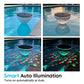 Solarbetriebene Schwimmbadleuchte mit Fischprojektion