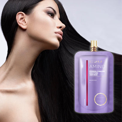 💧 Premium feuchtigkeitsspendende Glättugs-Haarmaske mit Amino – Für seidigen Glanz & weniger Frizz!