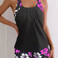 Zweiteiliges Damen-Tankini-Set mit Print