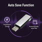 2-in-1 USB-Sprachaufnehmer – Spracherkennung, intelligente Geräuschunterdrückung, zeitgesteuerte Aufnahme, automatisches Speichern von Dateien – perfekt für Meetings und Vorlesungsnotizen