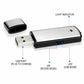 2-in-1 USB-Sprachaufnehmer – Spracherkennung, intelligente Geräuschunterdrückung, zeitgesteuerte Aufnahme, automatisches Speichern von Dateien – perfekt für Meetings und Vorlesungsnotizen