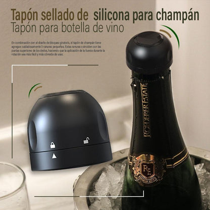 🎄 Silikondichtung für Wein- und Sektflaschen – Das perfekte Weihnachtsaccessoire 🥂