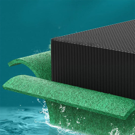 🐠 Aktivkohle-Wabenfilterblock für Aquarien