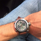 ⌚ Vintage Dual-Display Quarz- & LED-Uhr