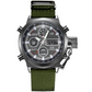 ⌚ Vintage Dual-Display Quarz- & LED-Uhr