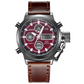 ⌚ Vintage Dual-Display Quarz- & LED-Uhr