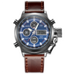 ⌚ Vintage Dual-Display Quarz- & LED-Uhr