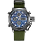 ⌚ Vintage Dual-Display Quarz- & LED-Uhr