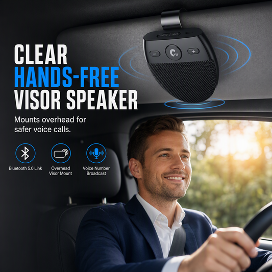 📞 SP11 Bluetooth-Freisprecheinrichtung für die Auto-Sonnenblende