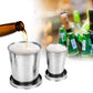🥤 Faltbarer 150-ml-Edelstahlbecher mit Schlüsselring