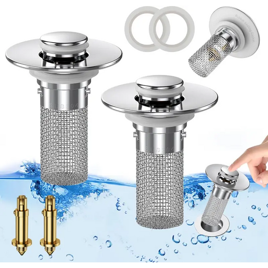 🚰 Anti-Verstopfungs-Pop-up-Abflussstopfen aus 304 Edelstahl