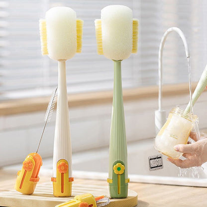 🧼 5-in-1 Flaschenreinigungsbürste für Strohhalme, Deckel & schmale Spalten